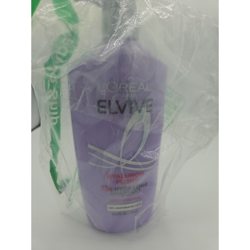 L'Oreal Paris Elvive Hyaluron Plump Hydrating Shampoo for Dehydrated, Dry Hair I